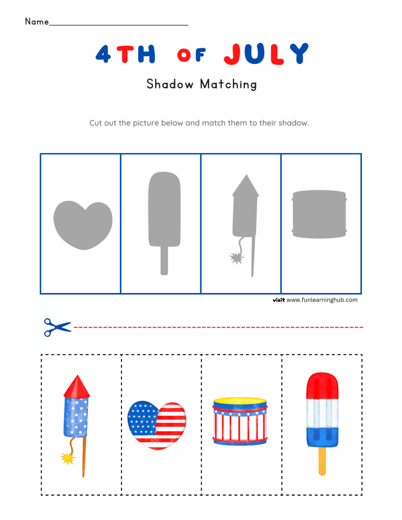 Independence Day worksheets