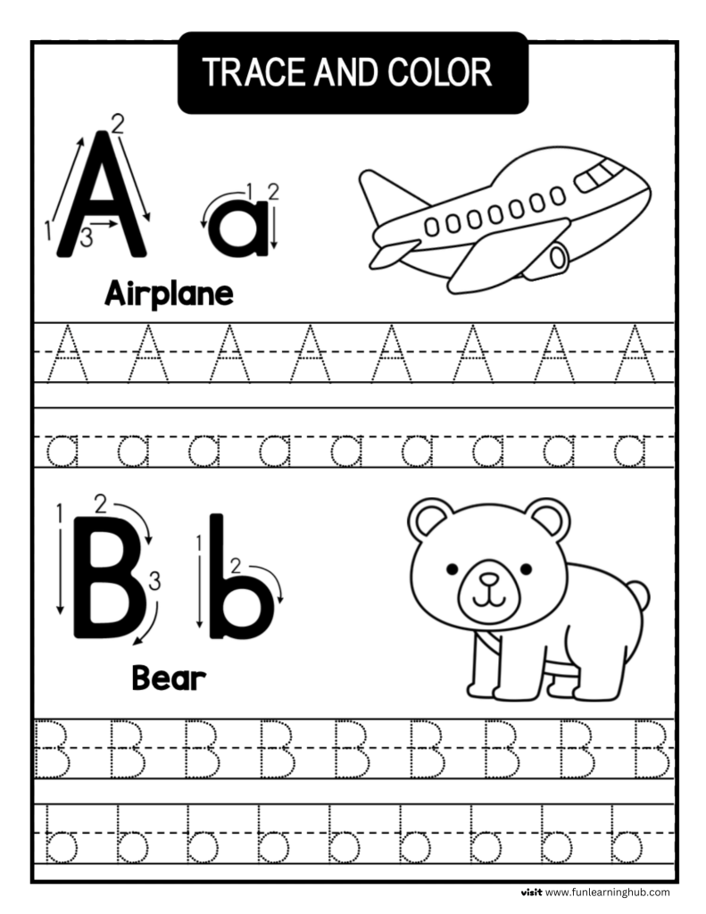 Alphabet Tracing Worksheets