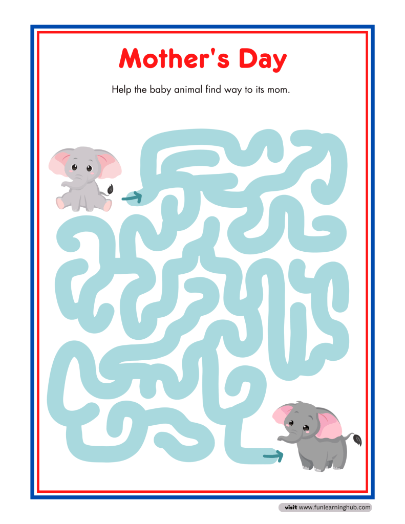 Mother's Day worksheets