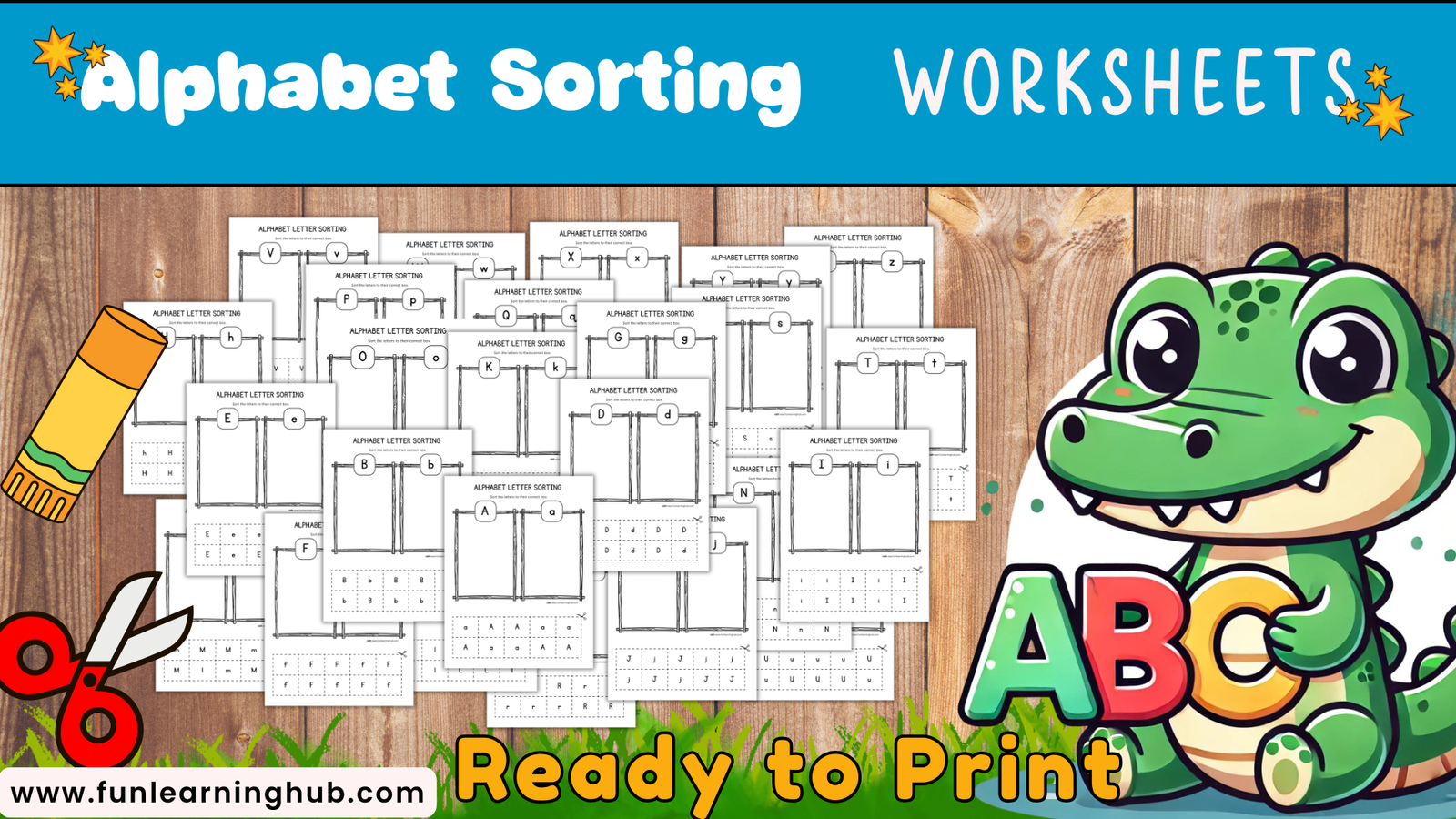 alphabet sorting worksheets