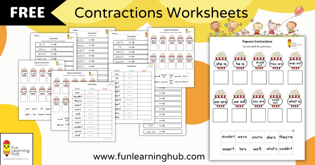 contraction worksheets