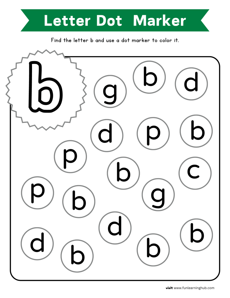 letter recognition worksheets