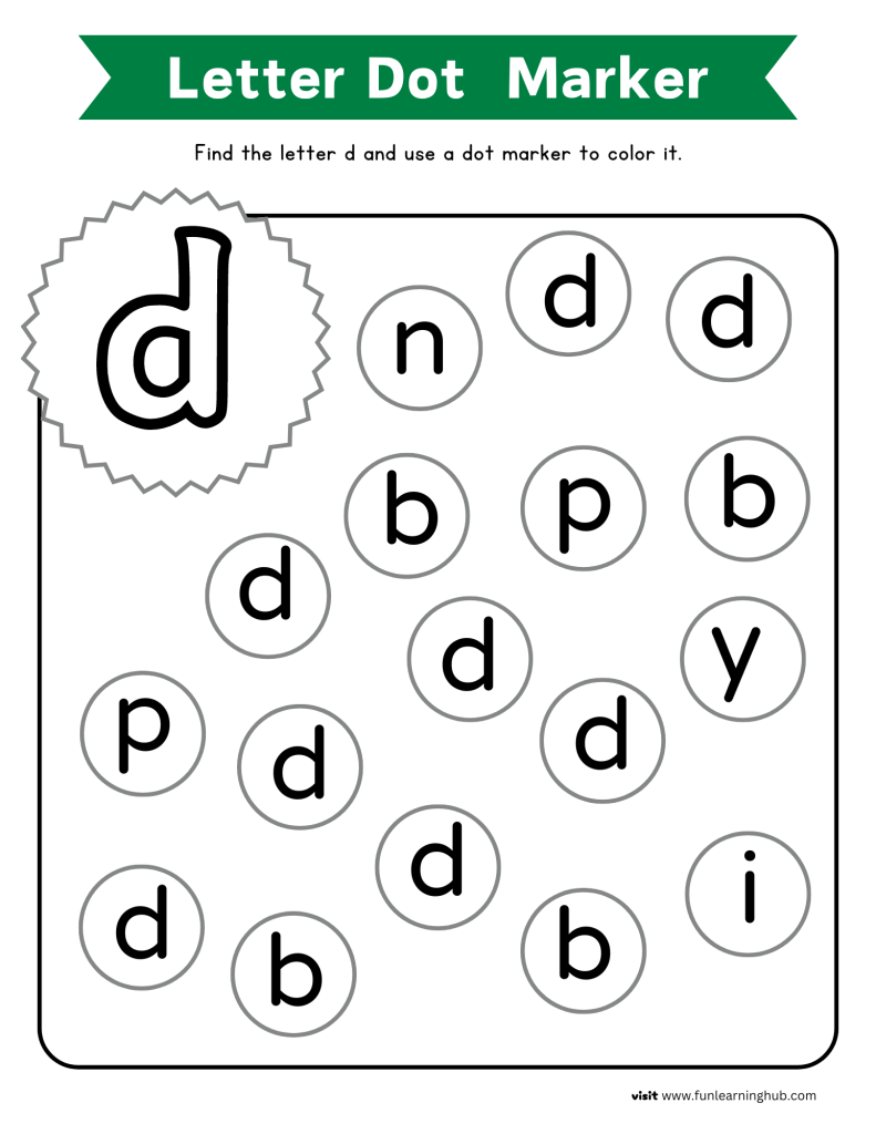 letter recognition worksheets