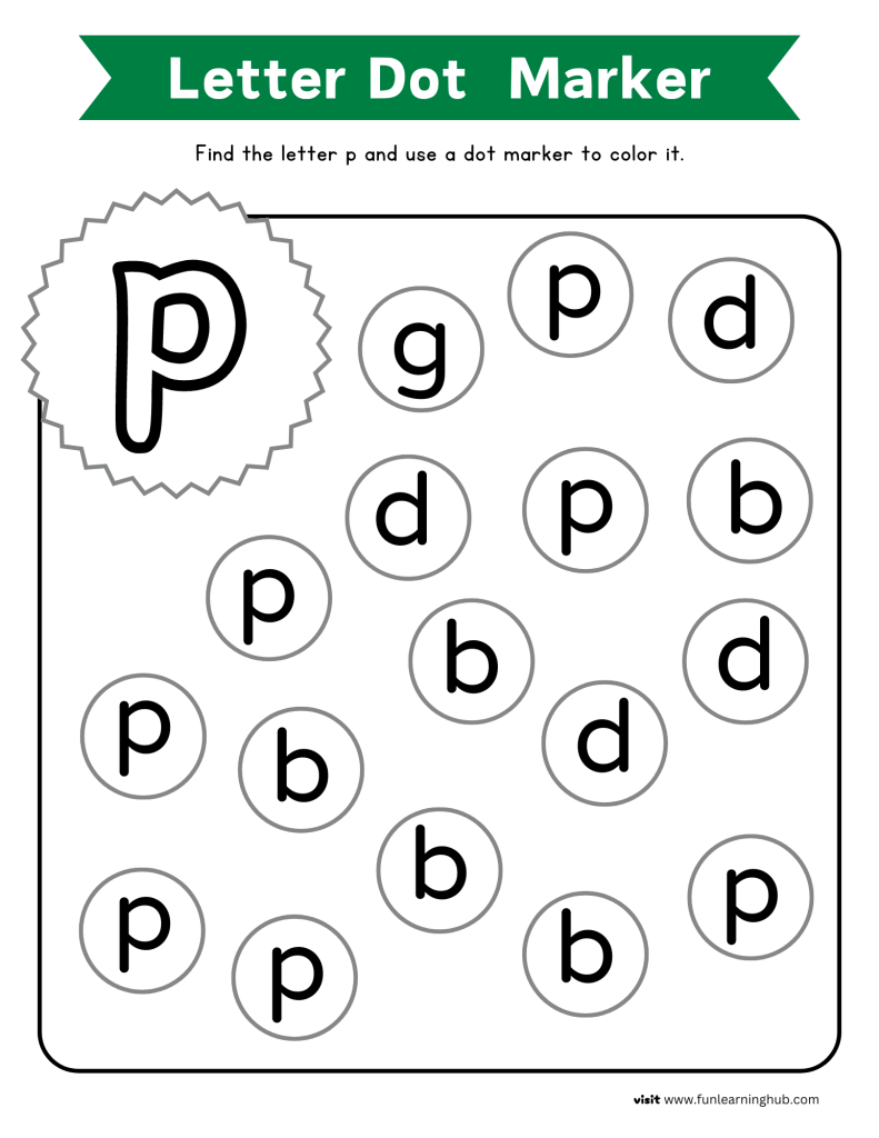 letter recognition worksheets