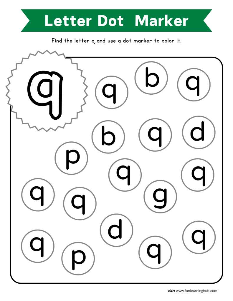 letter recognition worksheets