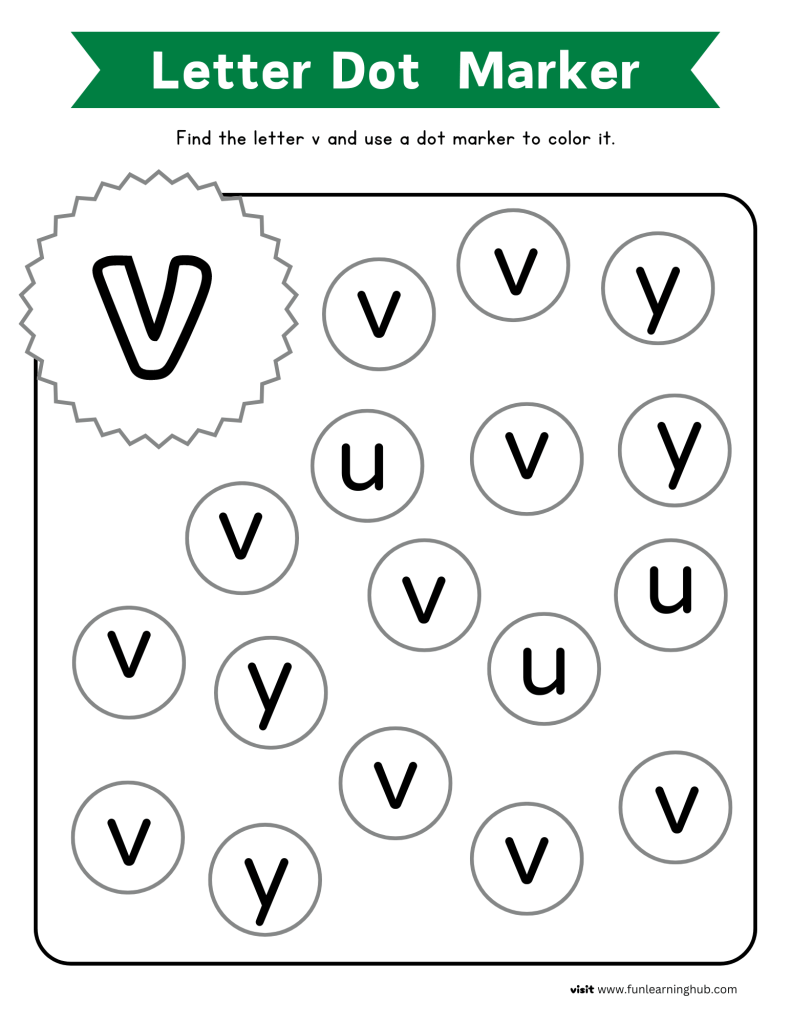 letter recognition worksheets