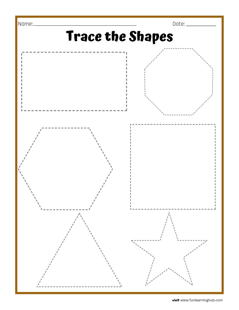 shapes tracing