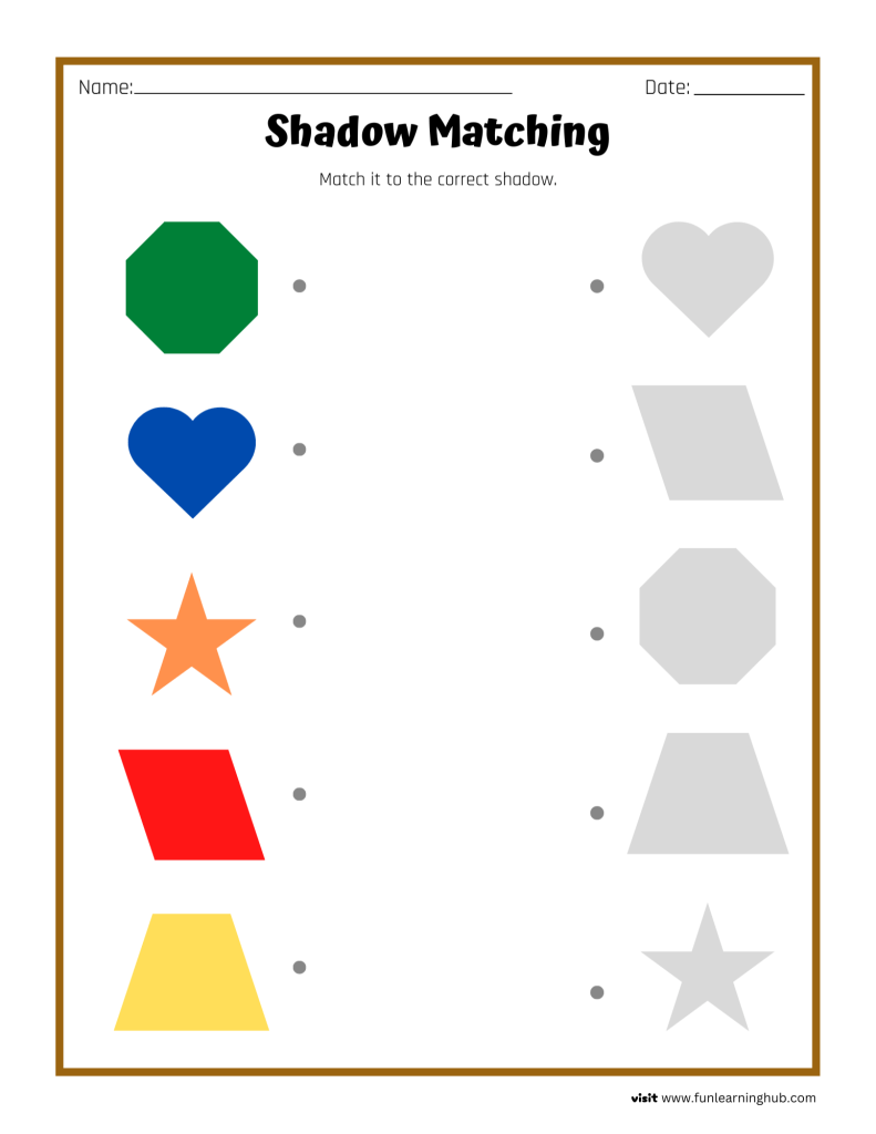 shapes shadow matching