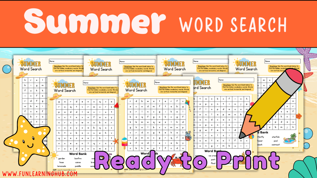 Summer Word Search