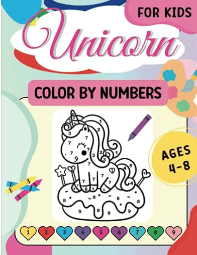 unicorns color by numbers