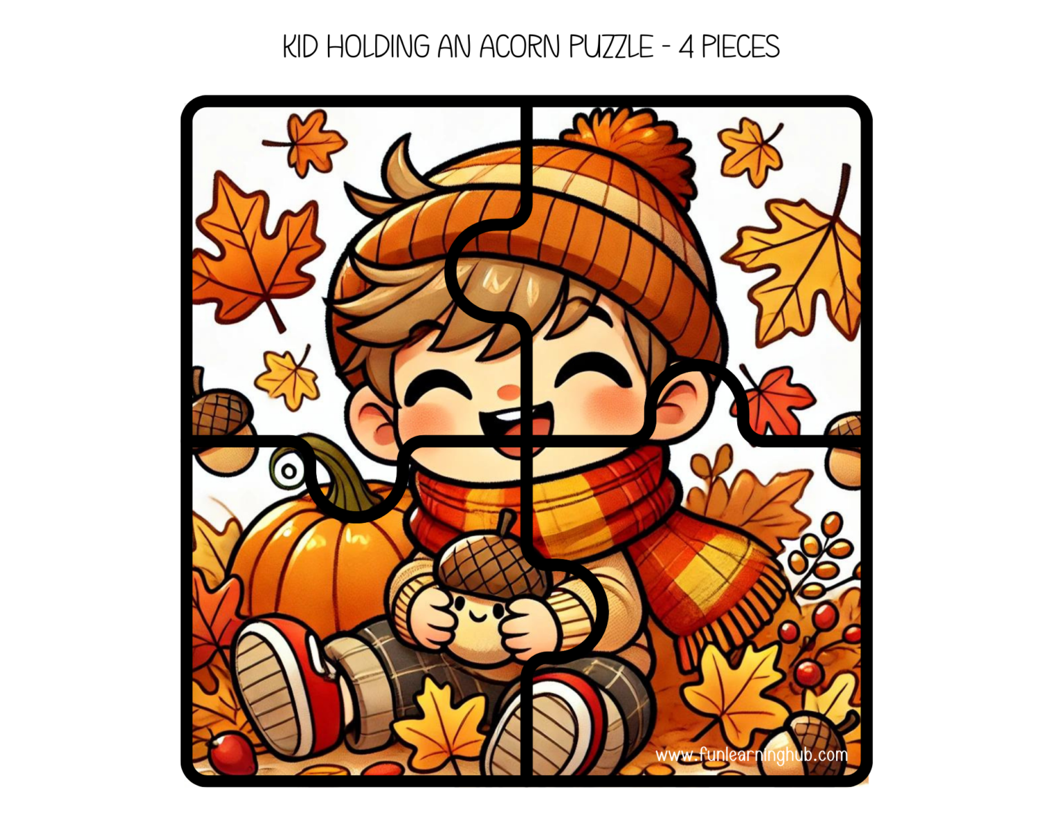 Free Autumn Puzzles for Kids: 30+ Fun Printables