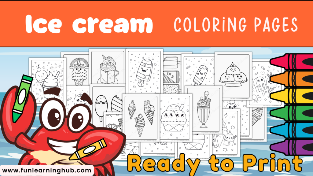 Free Ice Cream Coloring Pages