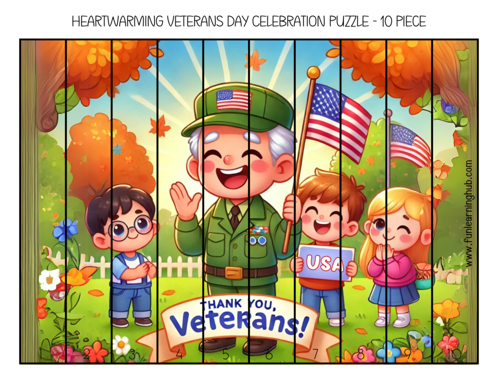 Veterans Day Printable Puzzles
