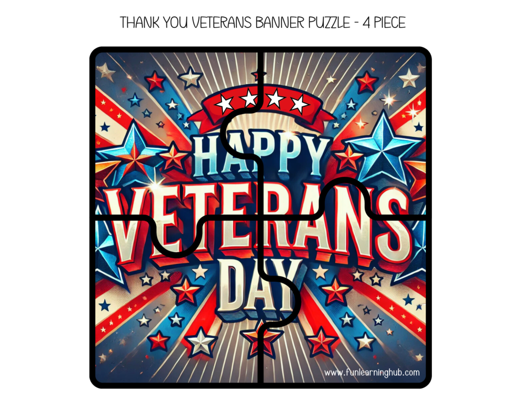 Veterans Day Printable Puzzles