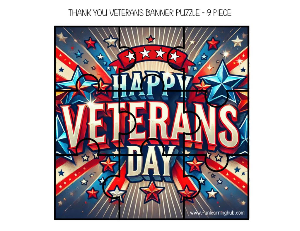 Veterans Day Printable Puzzles