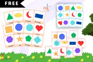 Free Printable Shape Flashcards for Hands-On Learning