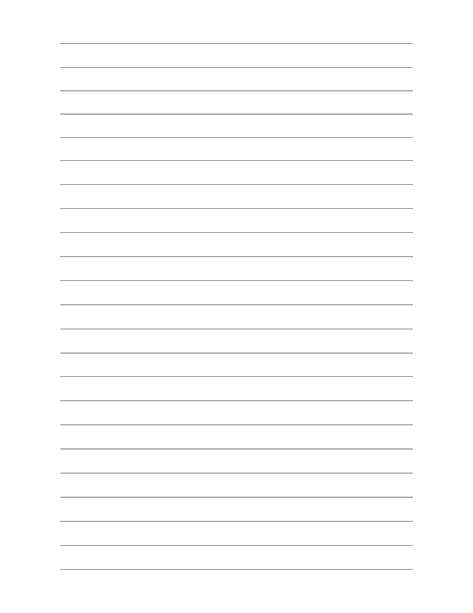 Lined Paper