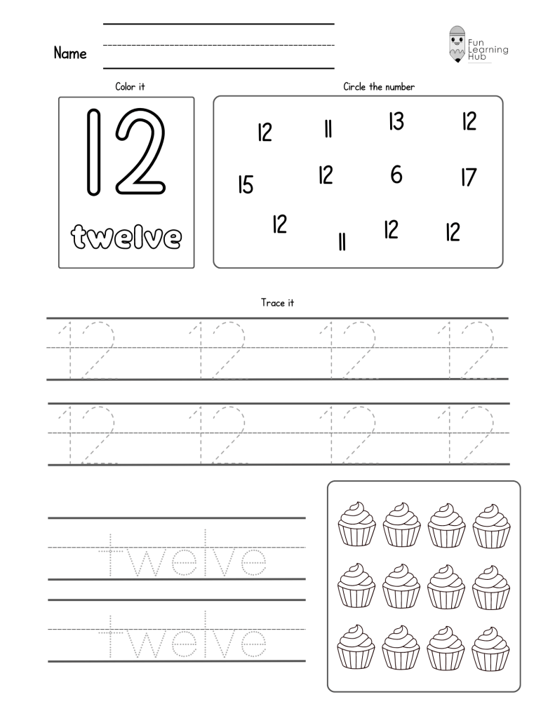 Number Tracing: 0 to 20 (Individual pages) 36 Number Tracing: 0 to 20