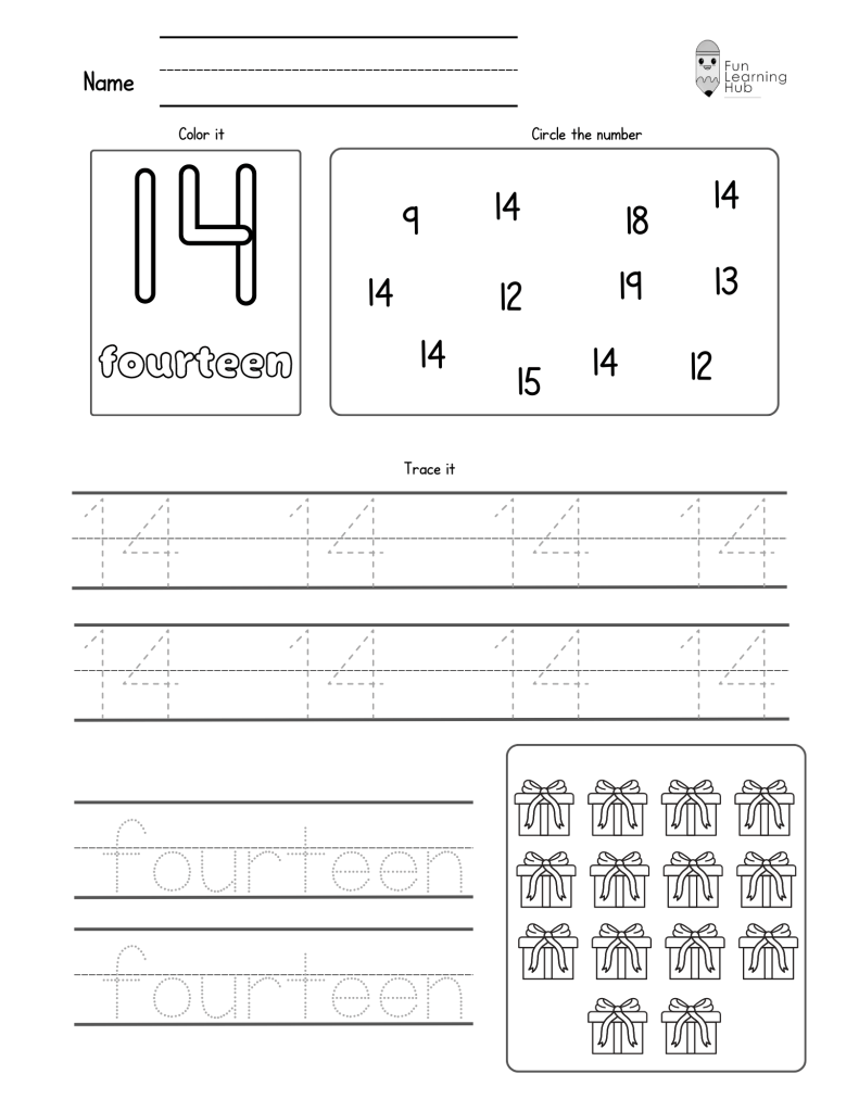 Number Tracing: 0 to 20 (Individual pages) 42 Number Tracing: 0 to 20