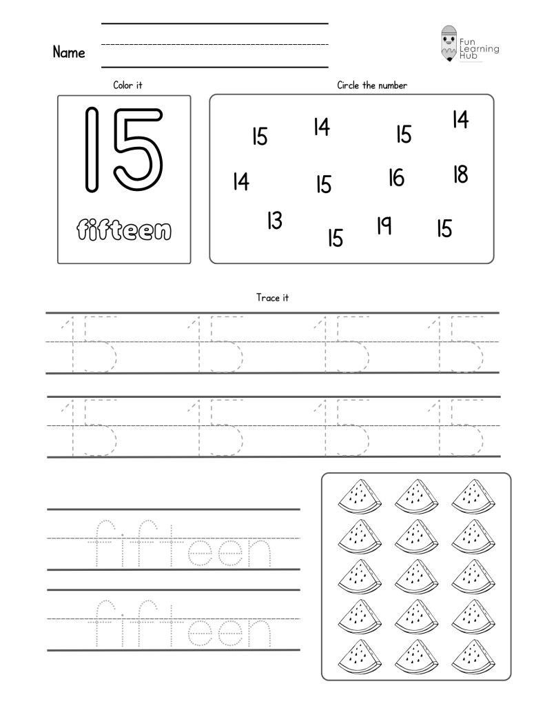 Number Tracing: 0 to 20 (Individual pages) 45 Number Tracing: 0 to 20