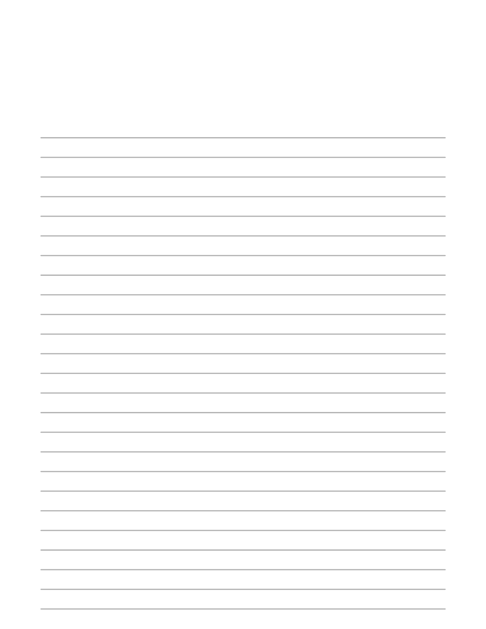 Lined Paper