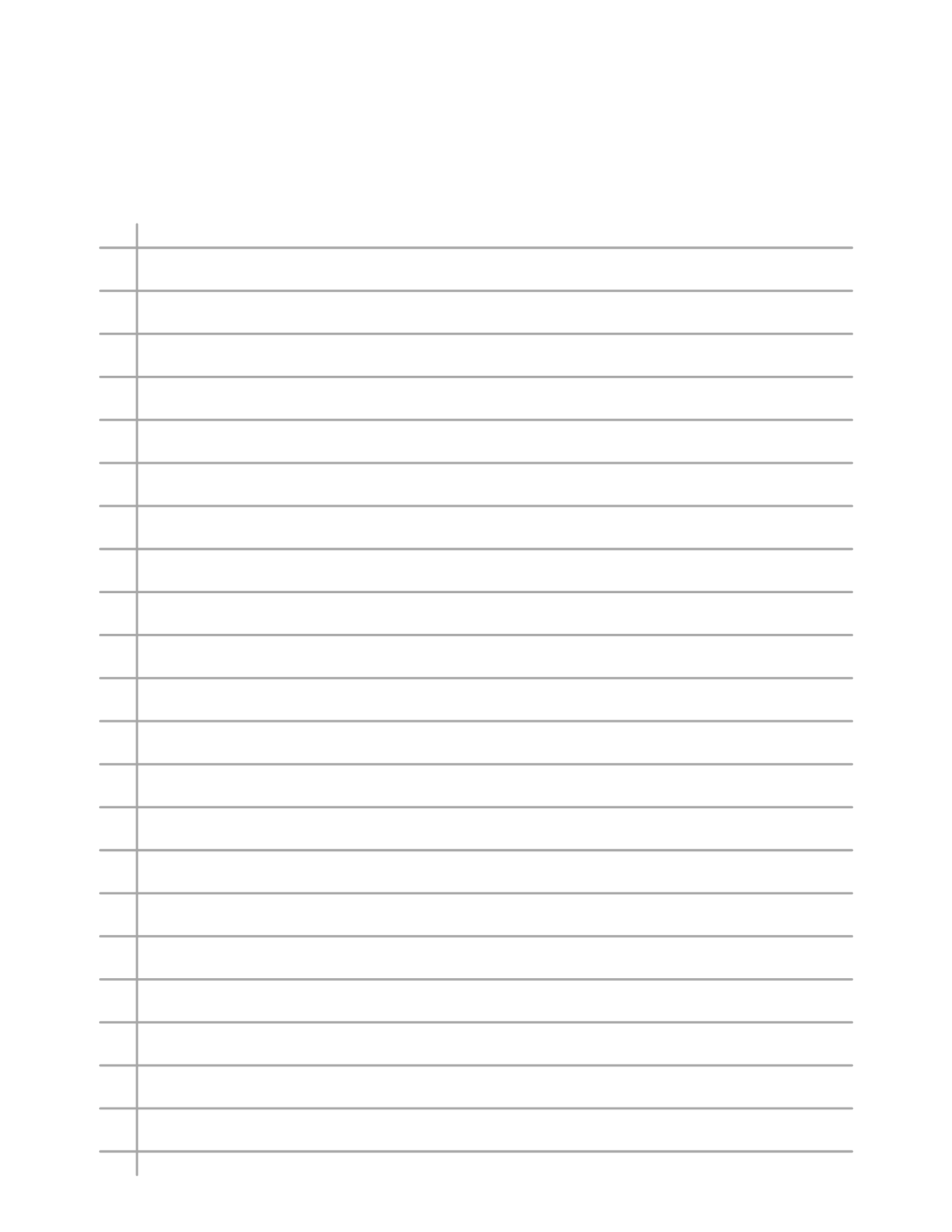 Lined Paper