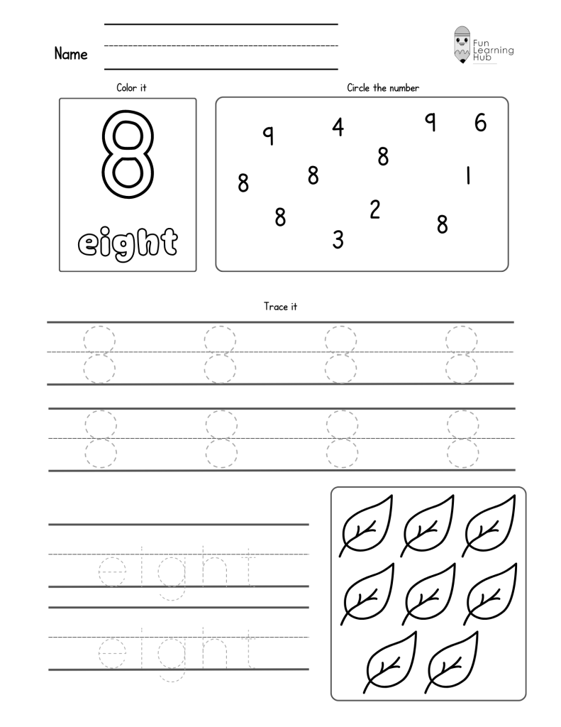 Number Tracing: 0 to 20 (Individual pages) 24 Number Tracing: 0 to 20