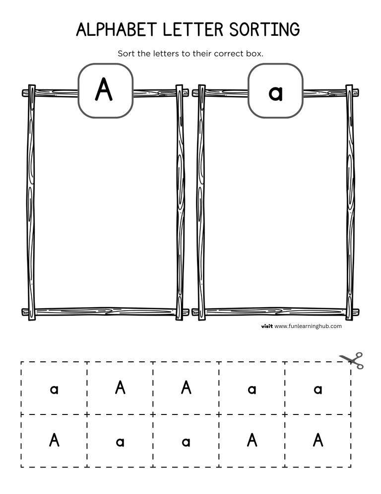 Alphabet Sorting Worksheets