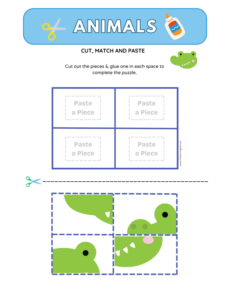 Animals Cut and Paste