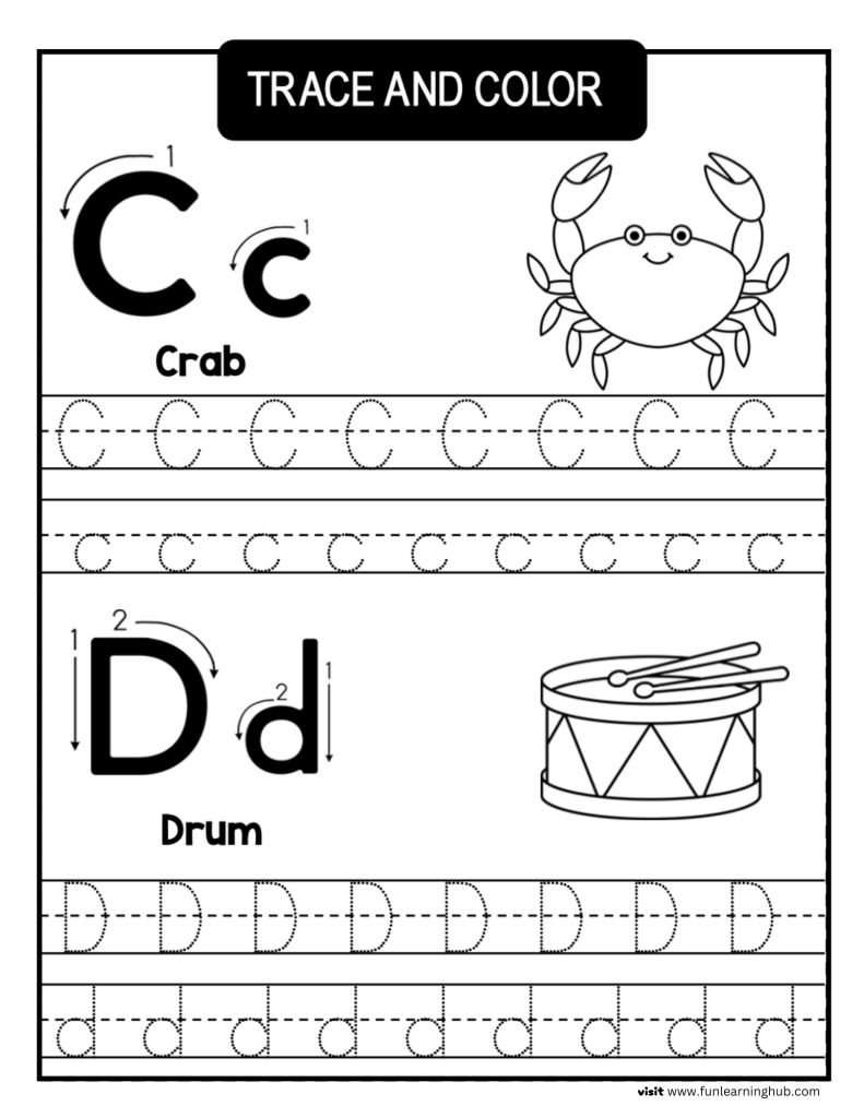 Alphabet Tracing Worksheets