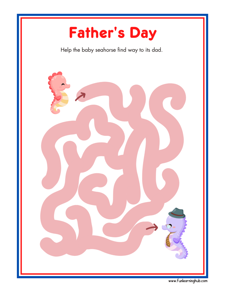 Father's Day Worksheets 9 Father's Day Worksheets