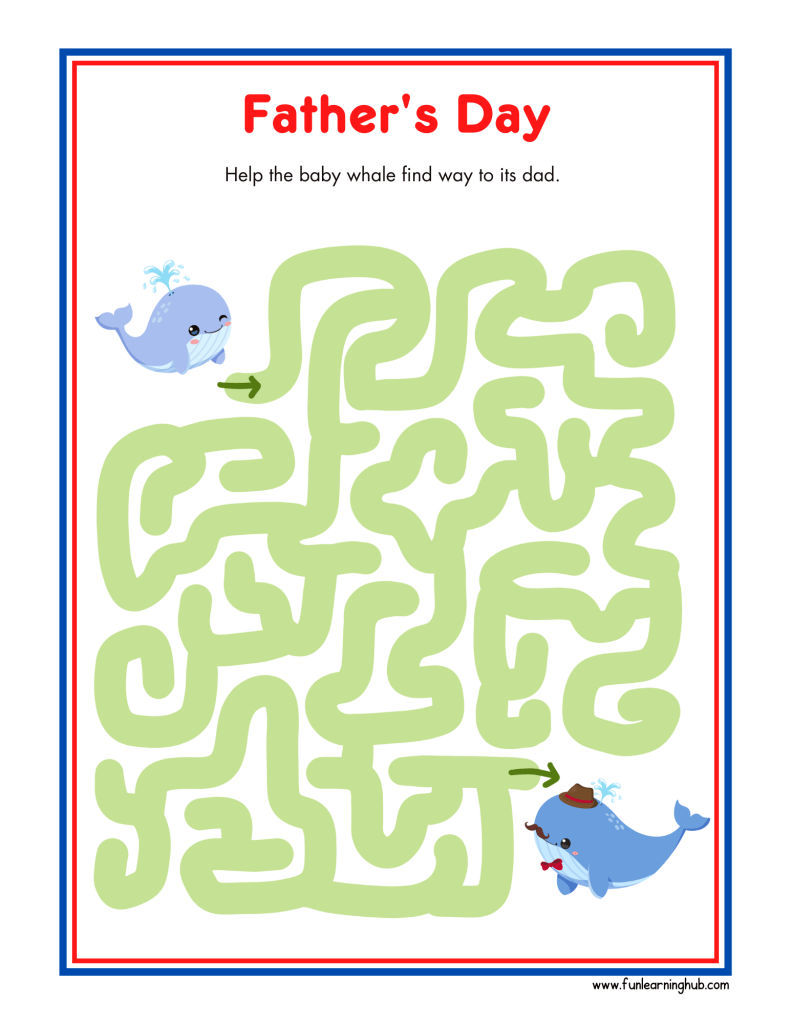 Summer I Spy 13 Father's Day Worksheets