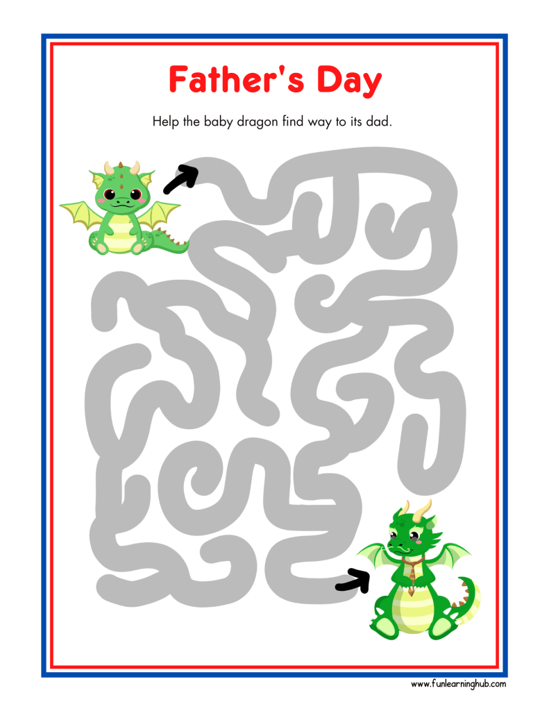 Father's Day Worksheets 11 Father's Day Worksheets