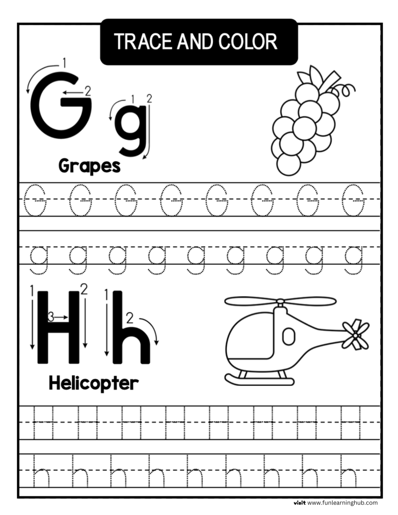 Alphabet Tracing Worksheets