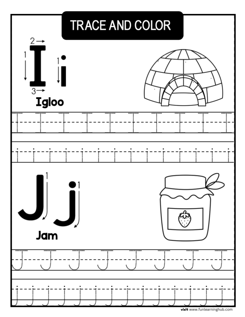 Alphabet Tracing Worksheets