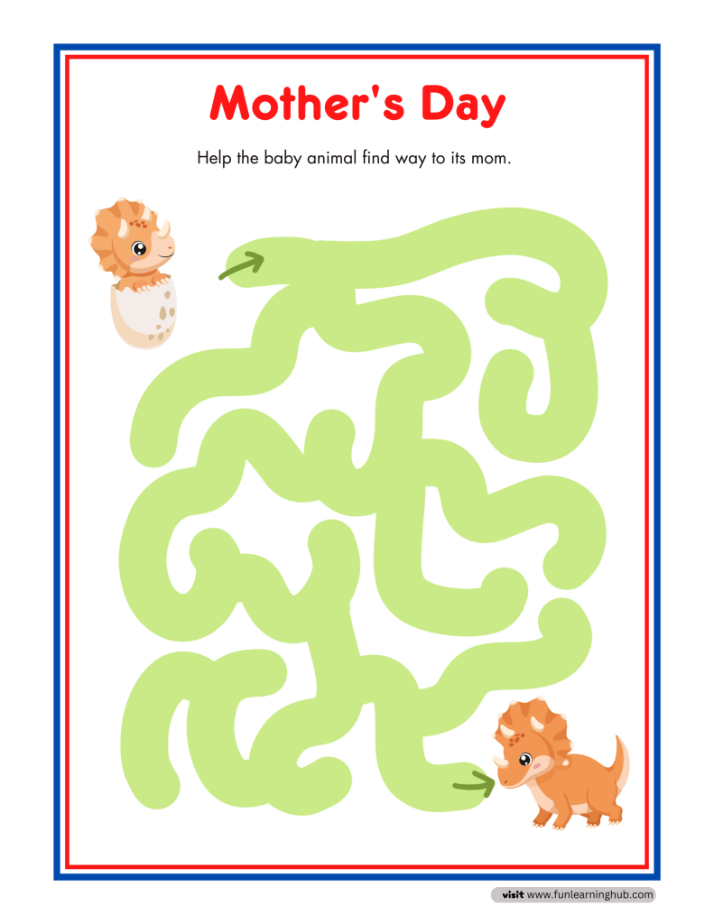 Mother's Day Worksheets 7 free Mother's Day worksheets