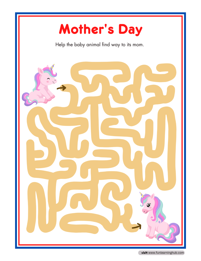 Mother's Day Worksheets 14 Mother's Day worksheets