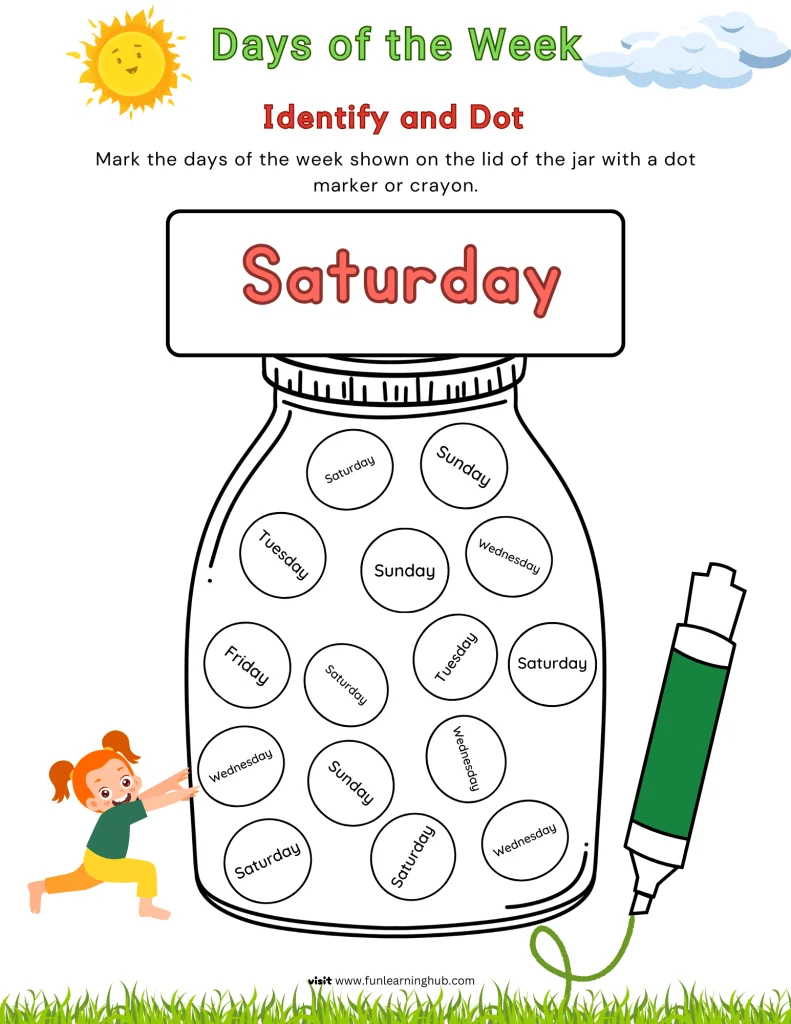 Days of the Week I Spy 8 Days of the Week I Spy