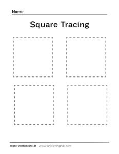 Square Tracing Worksheet