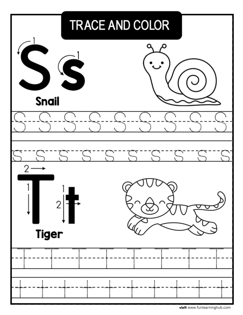 Alphabet Tracing Worksheets