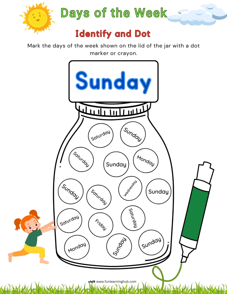 Days of the Week I Spy 2 Days of the Week I Spy