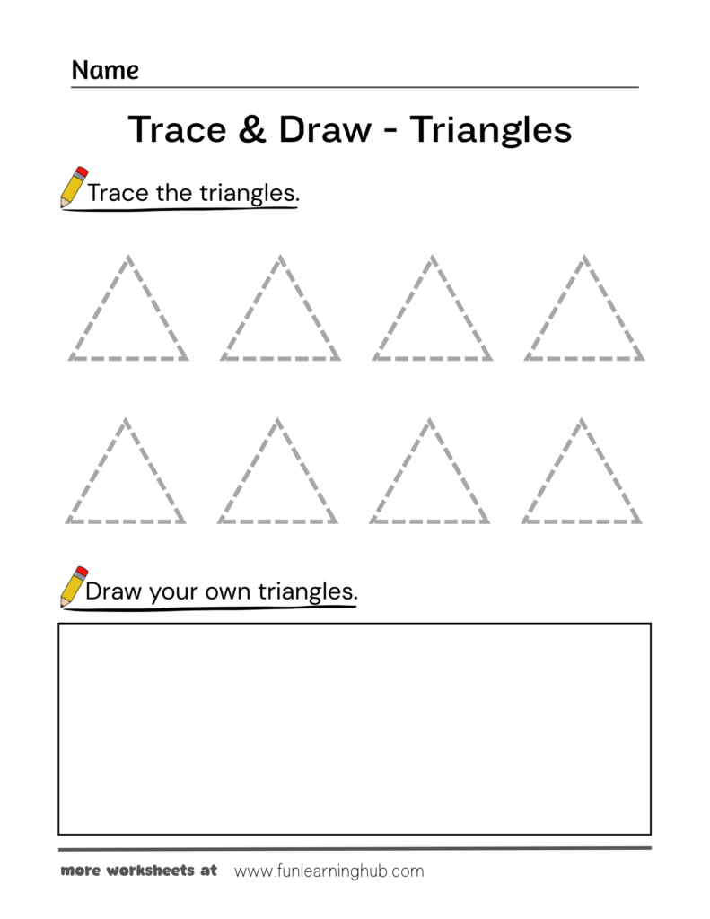 Trace and Draw - Triangles
