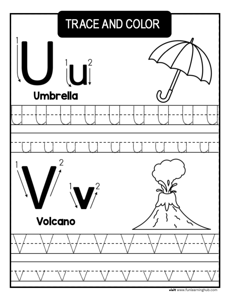 Alphabet Tracing Worksheets