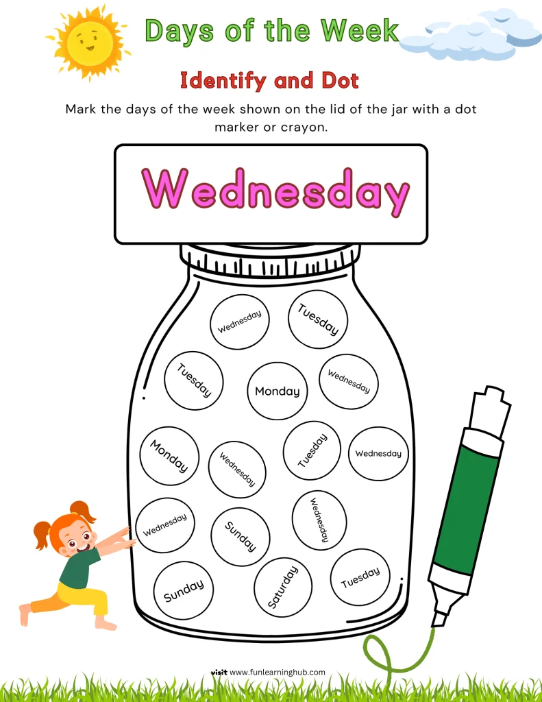 Days of the Week I Spy 5 Days of the Week I Spy