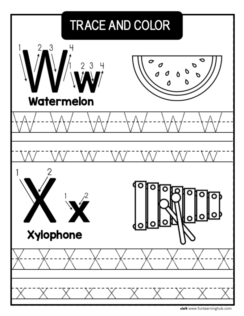 Alphabet Tracing Worksheets