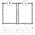 Letter X Sorting Worksheet 3 X1