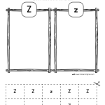 Letter Z Sorting Worksheet 1 Z1