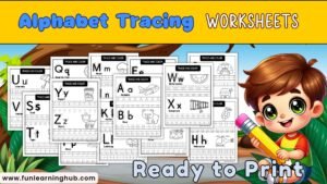 Free Alphabet Tracing Worksheets A–Z: Trace and Color Printables