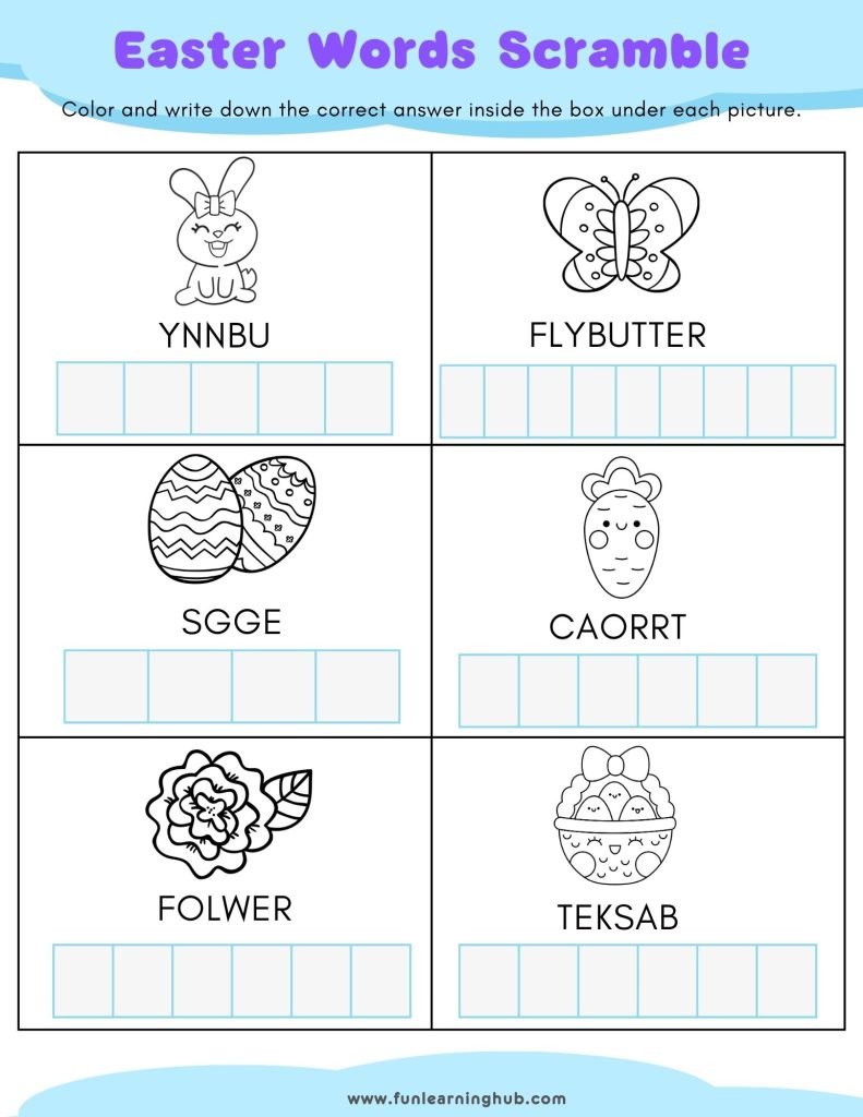 Easter Worksheets 7 Easter Worksheets