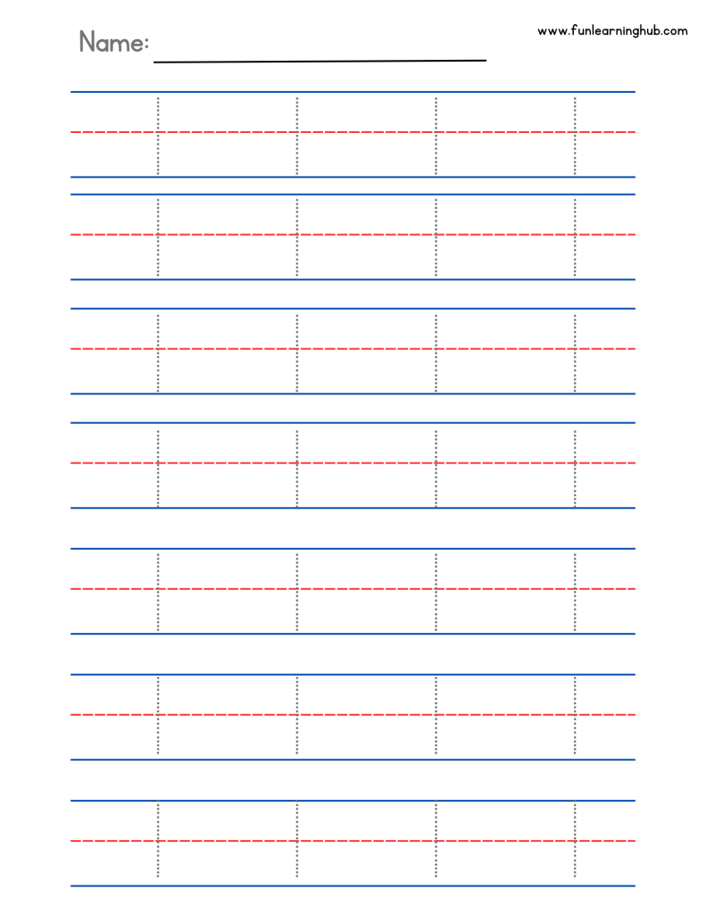 Number Tracing: 0 to 20 (Individual pages) 4 number practice sheet